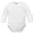 PINOKIO Body vroubkované zavinovací dlouhý rukáv Lovely Day uni bílá vel. 50