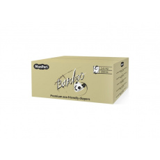 MONPERI Bamboo Pleny jednorázové eko S (3-6 kg) 200 ks - Mega Pack MONPERI Bamboo Pleny jednorázové eko S (3-6 kg) 200 ks - Mega Pack