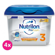 4x NUTRILON 3 Profutura batolecí mléko 800 g, 12+ 4x NUTRILON 3 Profutura batolecí mléko 800 g, 12+