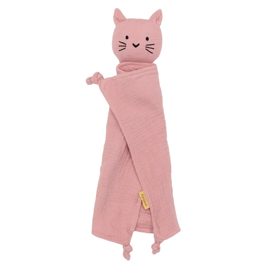 Mušelínový usínáček New Baby Cat pink Mušelínový usínáček New Baby Cat pink
