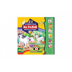 Zvuková kniha Zvieratká na farme Objavuj zvuky SK verzia 19,5x19,5cm Zvuková kniha Zvieratká na farme Objavuj zvuky SK verzia 19,5x19,5cm