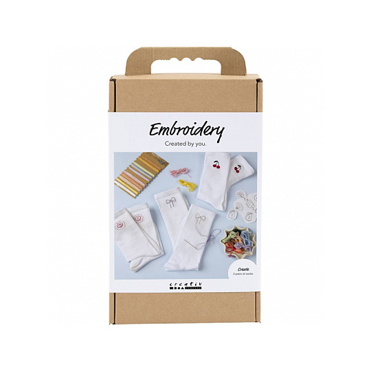 Kreativní sada Vyšívání ponožek