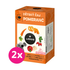 2x LEROS Čaj dětský Pomeranč 20x2,0g 2x LEROS Čaj dětský Pomeranč 20x2,0g