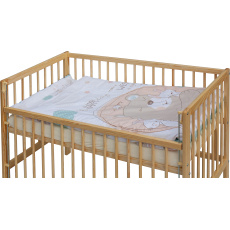 Scarlett Dětská postýlka s kompletní výbavou Scarlett 120 x 60 cm - Eri