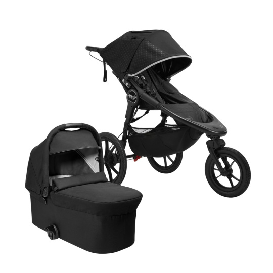 BabyJogger SUMMIT X3 set 2v1 (kočárek+korba) MIDNIGHT BLACK+PRIME BLACK