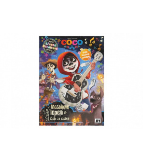 Mozaikové lepení Coco/Disney s mozaikovými samolepkami 20x28cm Mozaikové lepení Coco/Disney s mozaikovými samolepkami 20x28cm