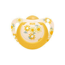 NUK Dudlík Star latex 6-18m. box - žlutý NUK Dudlík Star latex 6-18m. box - žlutý