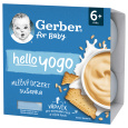 GERBER Dezert mléčný se sušenkami hello yogo 4x100 g