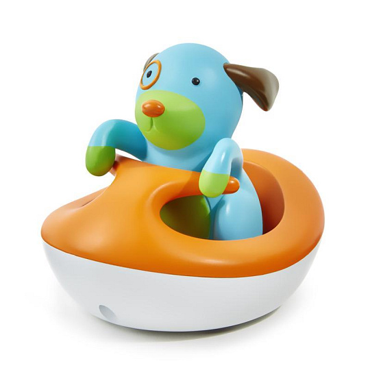 SKIP HOP Zoo hračka do vody Pejsek na vodním skútru 12 m+
