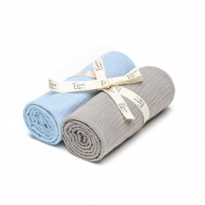 ESECO Pleny mušelínové grey - blue ESECO Pleny mušelínové grey - blue