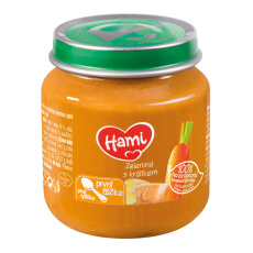 HAMI Příkrm masozeleninový Zelenina s králíkem od uk 4. měsíce 125g HAMI Příkrm masozeleninový Zelenina s králíkem od uk 4. měsíce 125g