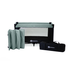 PETITE&MARS Postýlka cestovní Koot s přídavným patrem 2v1 Iron Green PETITE&MARS Postýlka cestovní Koot s přídavným patrem 2v1 Iron Green