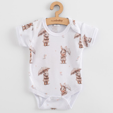 Kojenecké body s krátkým rukávem New Baby For Babies bunny Kojenecké body s krátkým rukávem New Baby For Babies bunny