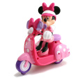 Jada Motorka s přívěsem na dálkové ovládání IRC Minnie Scooter  růžová délka 19 cm