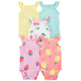 CARTER'S Body na ramínka Dots Fruit holka 5ks NB/vel. 56
