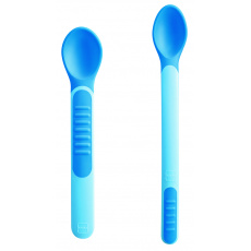 MAM Lžičky feeding spoons & Cover, 6m+ modré MAM Lžičky feeding spoons & Cover, 6m+ modré