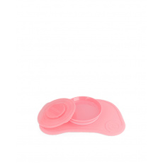 TWISTSHAKE Podložka Click-mat Mini s talířem pastelově růžová