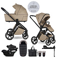 EASYWALKER Set kočárek 4v1 Zoey Go Sand Taupe XXL Limited + CBX Aton B2 i-Size + Cybex Base One