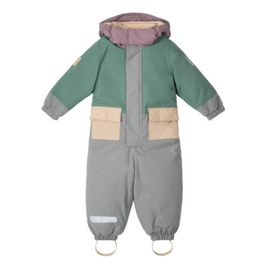LEOKID Zimní kombinéza Color Block Green Shade vel. 3 - 4 roky (vel. 98)