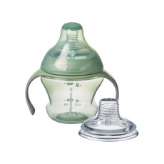 Přechodový hrnek se savičkou a pítkem 150ml 4m+ Green Přechodový hrnek se savičkou a pítkem 150ml 4m+ Green