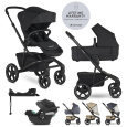 EASYWALKER SET Kočárek 4v1 Jimmey Pepper Black LITE RWS + CYBEX Aton B2 i-Size