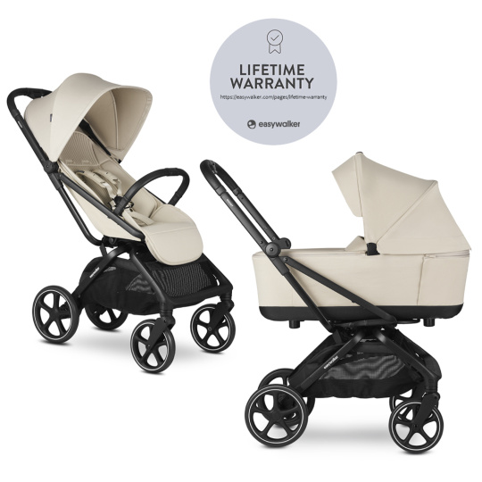 EASYWALKER Kočárek kombinovaný Rockey L Bright Taupe