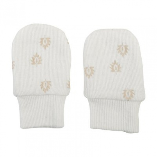 LODGER Mittens Print Rib Cloud Dancer
