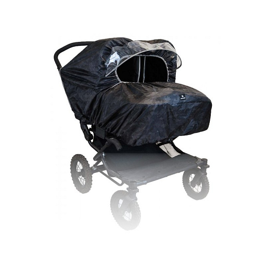 Pláštěnka na kočárek pro dvojčata Camo