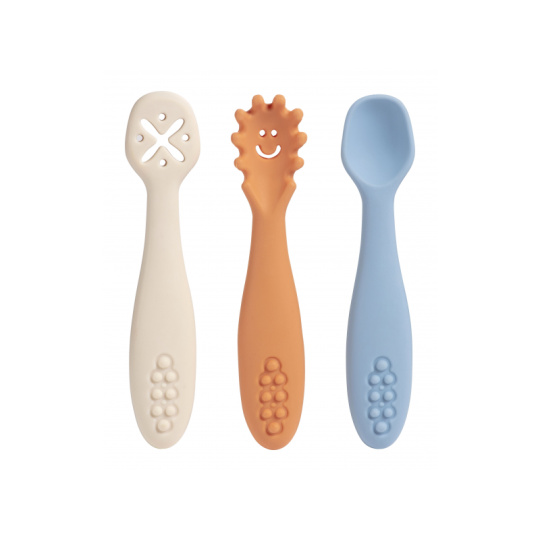 První lžičky silikonové 3 ks