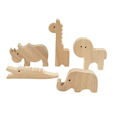 Kreativní sada Safari zvířata dřevěná