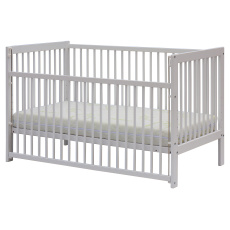 Scarlett Dětská postýlka Scarlett Perta - bílá (buk) - stahovací bočnice - 140 x 70 cm Scarlett Dětská postýlka Scarlett Perta - bílá (buk) - stahovací bočnice - 140 x 70 cm