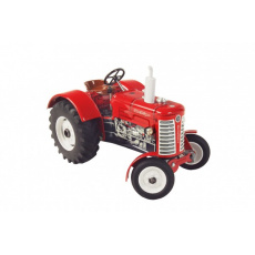 Traktor Zetor 50 Super červený na klíček kov 15cm 1:25 v krabičce Kovap Traktor Zetor 50 Super červený na klíček kov 15cm 1:25 v krabičce Kovap