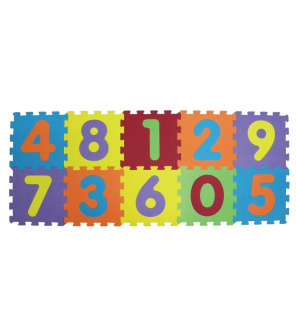Puzzle pěnové 143x48 cm čísla Puzzle pěnové 143x48 cm čísla