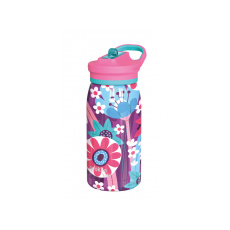Nerezová termoláhev s pítkem Pop Kids Blooming Garden 445 ml