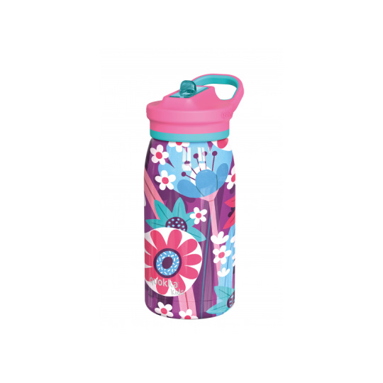Nerezová termoláhev s pítkem Pop Kids Blooming Garden 445 ml