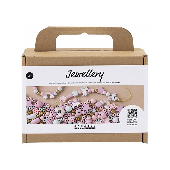 Kreativní sada Šperky z korálků pastelové barvy