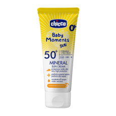 CHICCO Krém dětský na opalování s minerály SPF50+ 75ml, 0m+ CHICCO Krém dětský na opalování s minerály SPF50+ 75ml, 0m+