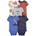 CARTER'S Body krátký rukáv Brownblue kluk LBB 5 ks NB, vel. 56