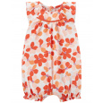 CARTER'S Overal letní Orange Floral dívka 3m