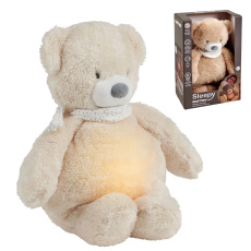 NATTOU Usínaček plyšový hudební se světýlkem a senzorem pláče 4v1 Sleepy Bear Beige 0m+ NATTOU Usínaček plyšový hudební se světýlkem a senzorem pláče 4v1 Sleepy Bear Beige 0m+