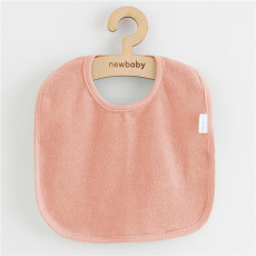 Dětský froté bryndák New Baby Comfortably pink Dětský froté bryndák New Baby Comfortably pink