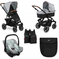 ABC Design SET SALSA 4 AIR kombi kočárek Salsa 4 Air + autosedačka Tulip + adaptér + nánožník ABC Design SET SALSA 4 AIR kombi kočárek Salsa 4 Air + autosedačka Tulip + adaptér + nánožník
