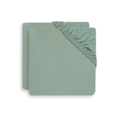 Prostěradlo napínací 120x60 cm 2 ks Ash Green Prostěradlo napínací 120x60 cm 2 ks Ash Green