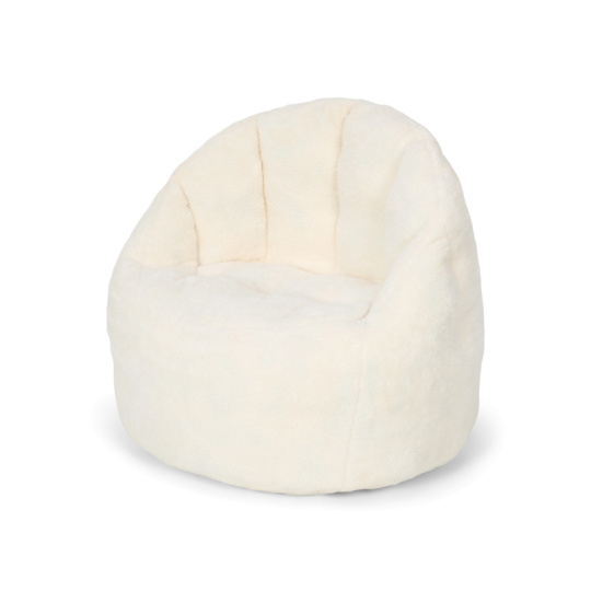 Křeslo dětské plyšové Soft White