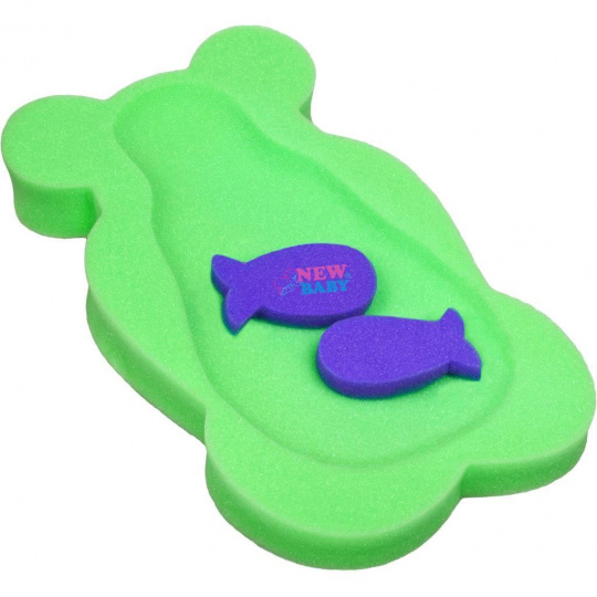 Pěnová podložka maxi New Baby BASIC medvěd zelená