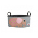 3 SPROUTS Organizér na kočárek Elephant Pink