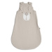 FUNNABABY Mušelínový spací pytel Sand Beige 90 cm