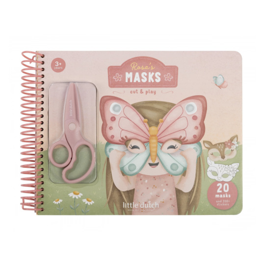 Kniha s vystřihovacími maskami Rosa Kniha s vystřihovacími maskami Rosa