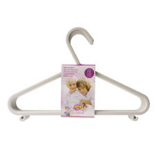 MALTEX Dětské věšáky - White, 8 ks MALTEX Dětské věšáky - White, 8 ks