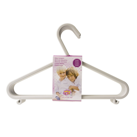 MALTEX Dětské věšáky - White, 8 ks